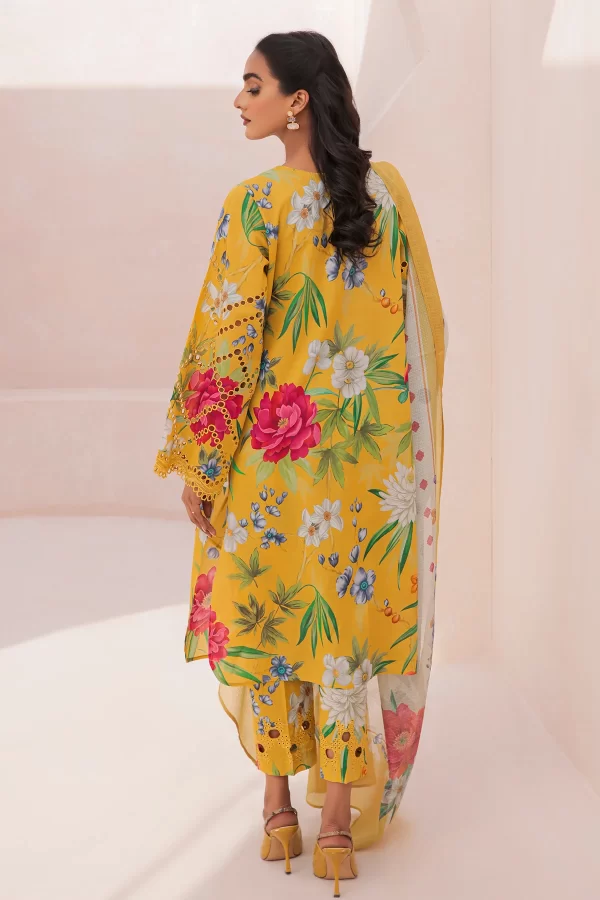 Printed Lawn 3 Piece Suit (25) - Image 2