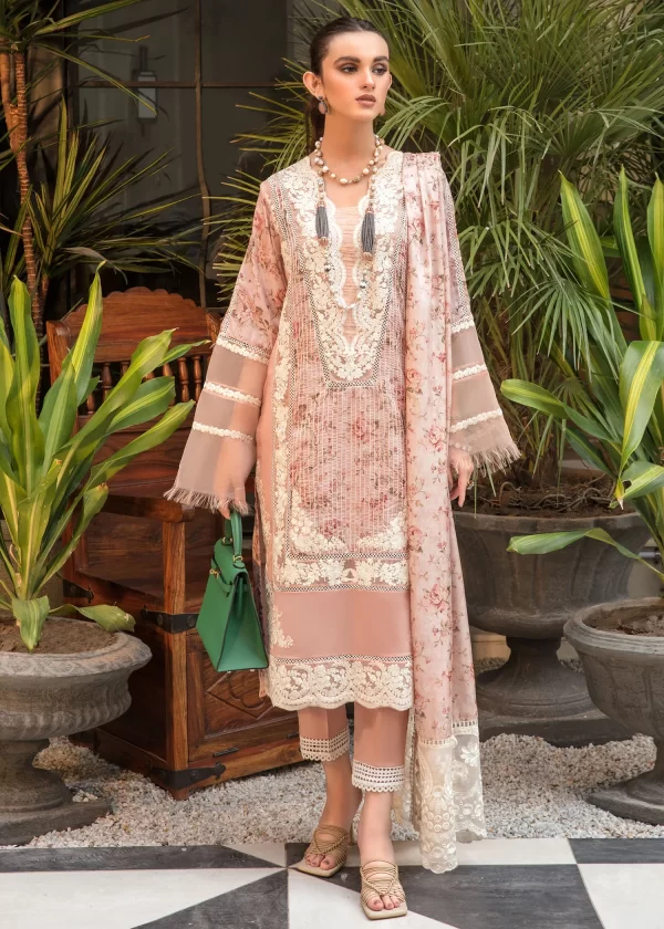 Embroidered Lawn 3 Piece Suit