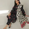 Printed Lawn 3 Piece Suit - Image 3